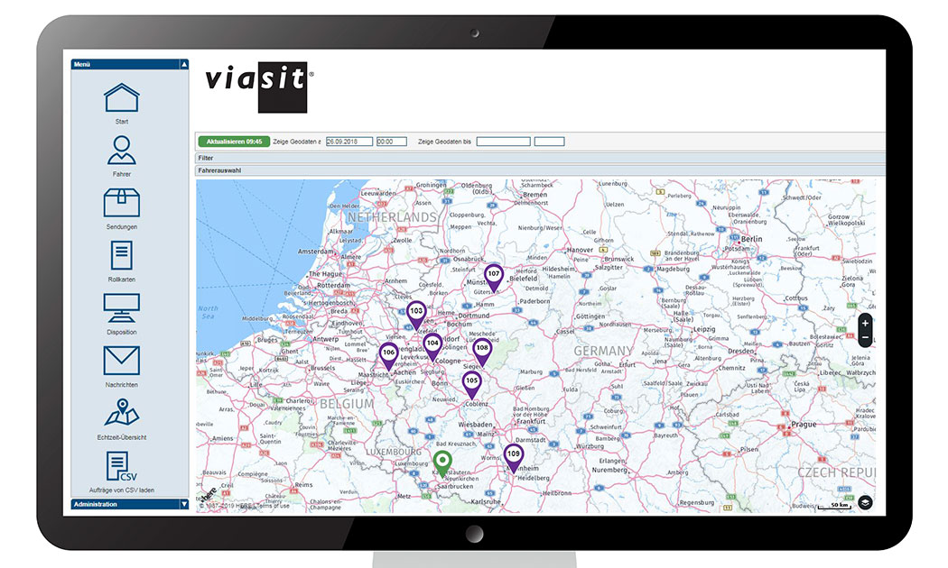 ONE TRACK Shipment Tracking at Viasit ONE TRACK Shipment Tracking at Viasit