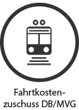 Fahrtkostenzuschuss für Deutsche Bahn und MVG Fahrtkostenzuschuss für Deutsche Bahn und MVG