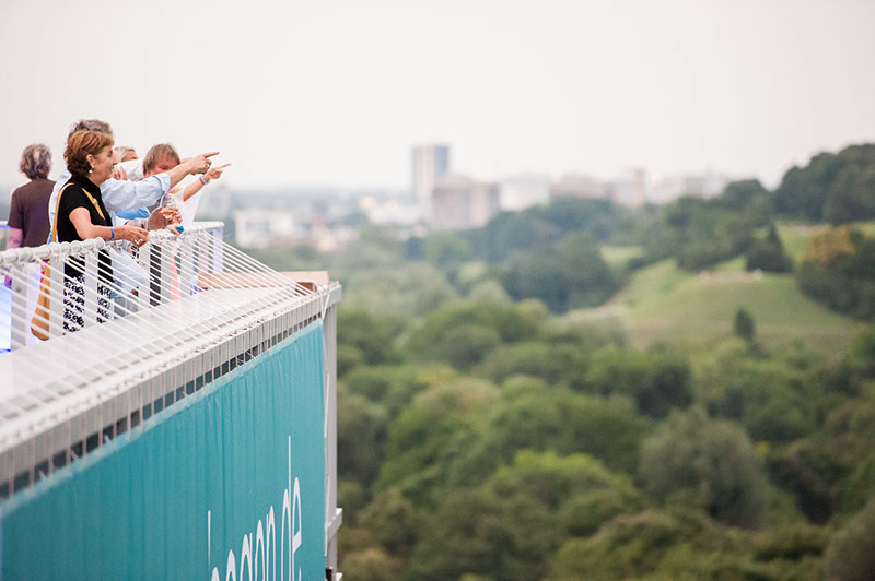 Dachterrasse des MS Panorama