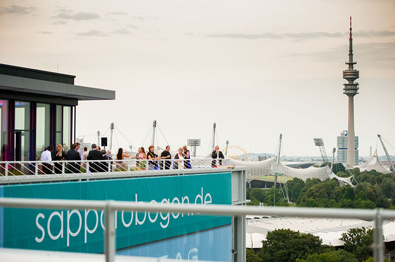 MS Panorama mit Blick über München